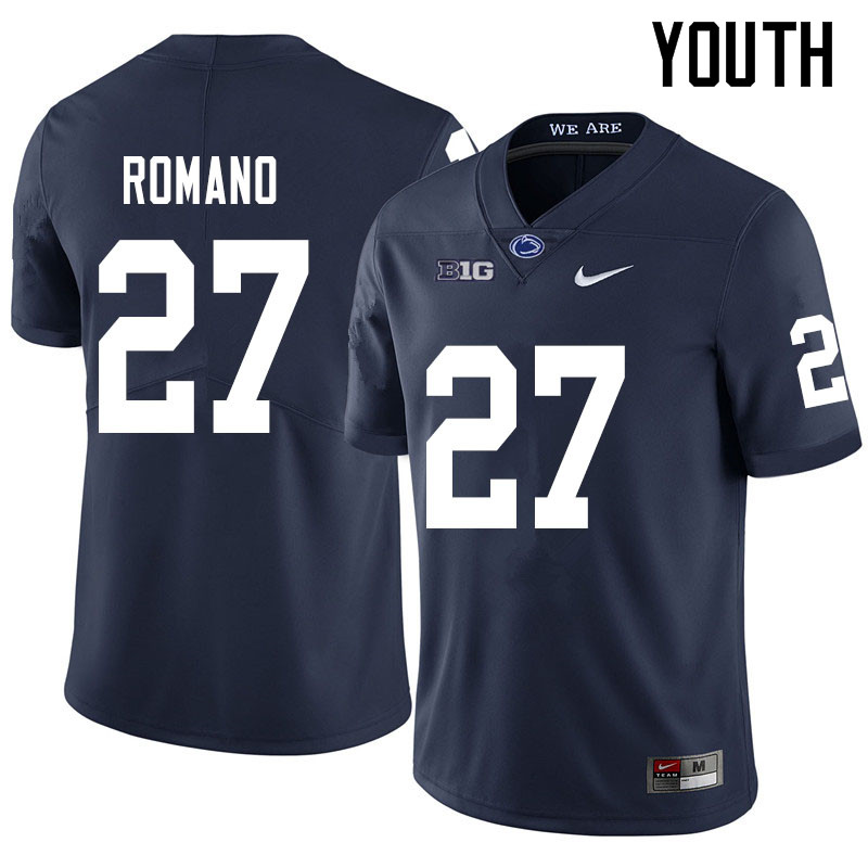 NCAA Nike Youth Penn State Nittany Lions Cody Romano #27 College Football Authentic Navy Stitched Jersey SCV6898KB